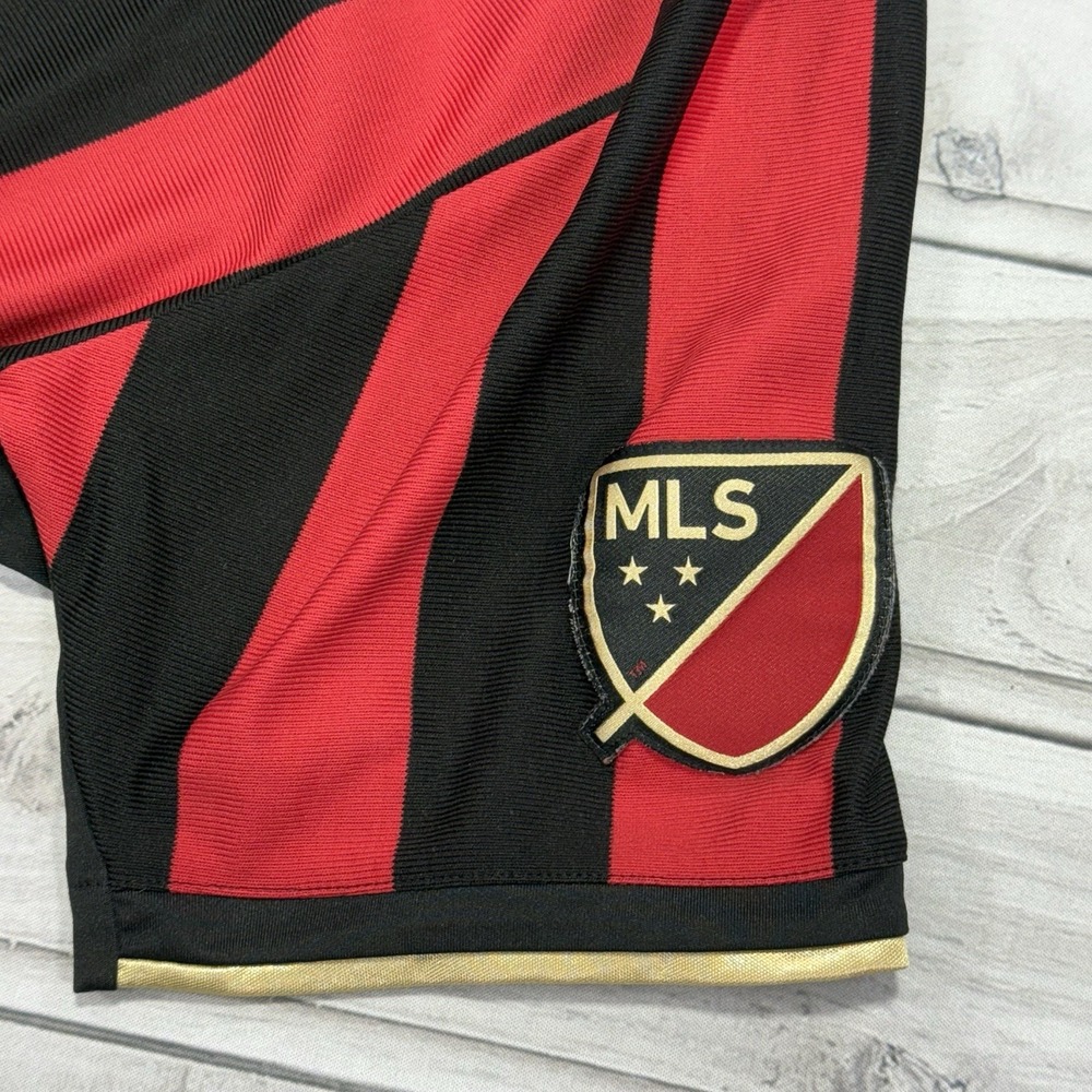 adidas Jersey Mens Large Black Red Atlanta United 2019 Authentic Home MLS - Picture 6 of 9